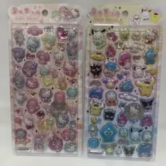 【正規品】うるちゅるポップシール　サンリオキャラクターズ　2枚セット
