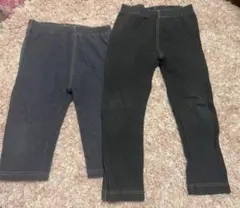 UNIQLO レギンスパンツ　100 ２枚
