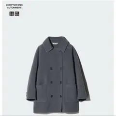 新品　UNIQLO ダブルフェイスハーフコート S コントワー・デ・コトニエ