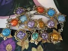 原神 神の目 キーホルダー　ストラップ14点セットのサムネイル