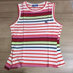 BURBERRY BLUE LABEL マルチボーダー タンクトップ 38のサムネイル