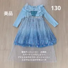 【美品】東京ディズニーシー、25周年、エルサコーデ　130
