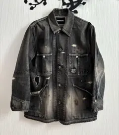 希少サイズ】ネイバーフッド パッチロゴ入 デニムジャケット XL - メルカリ