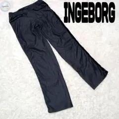 INGEBORG インゲボルグ サイドライン リラックス イージーパンツ 伸縮性