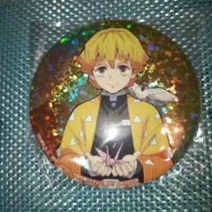 鬼滅の刃 ホログラム缶バッジ 我妻善逸