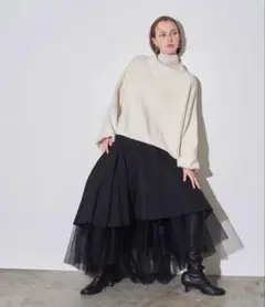Lig. sheer volume skirt シアーボリュームスカート M - メルカリ