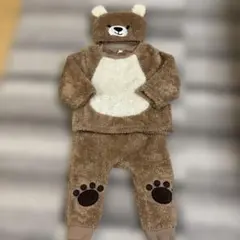 クマデザイン ベビーパジャマ 3点セット