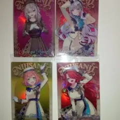 にじさんじウエハースカード本間ひまわり健屋花那　石神のぞみレインパターソン