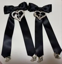 ハンドメイド　ヘアクリップ