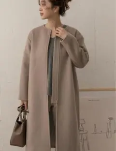 ノーカラーコート