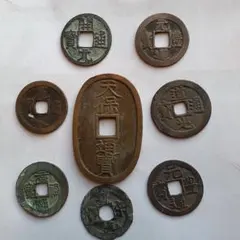 天保通宝　５枚　美品 2025年最新】天保通寶の人気アイテム - メルカリ