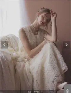 【yu様専用】Dorry Doll フリルチュールドレス 美品 結婚式 2次会