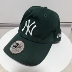 NEWERA カジュアルクラシック ダークグリーン × ホワイト