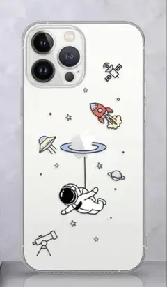 宇宙飛行士デザイン iPhone14Proケース
