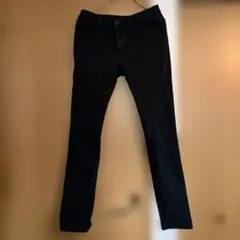 UNIQLO ブラック スキニーパンツ コットン混紡