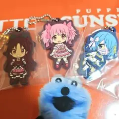 アニプレックスくじ　まどマギ　ラバーチャーム　まどか　杏子　さやか