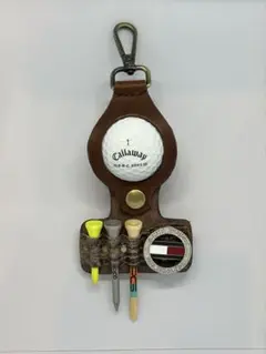ゴルフボールポーチ★ティーケース★マーカー＆ティーホルダー★ゴルフボールケース★