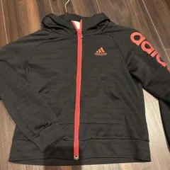 adidas ジャージ 黒/赤 120cm