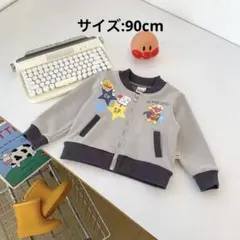 新品新作！裏起毛、アンパンマン、バイキンマン、ジャンパー、ブルゾン、上着パーカー