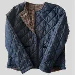【新品】ラベンハム　キルティングノーカラージャケット リバーシブル
