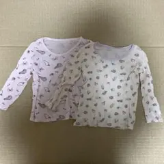 長袖シャツ130cm 2枚セット　綿100