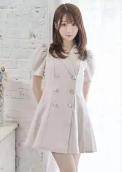 ロゼミューズ pleats mini onepiece