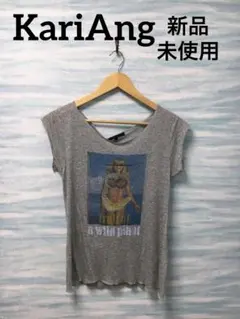 【カリアング】新品未使用　半袖　Tシャツ　Sサイズ　グレー　プリントのサムネイル