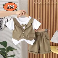 ☆新品☆フォーマル 男の子　セットアップ　入園式　結婚式　スーツ　100cm