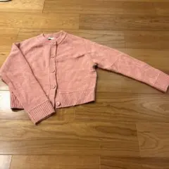 GU パフィータッチクルーネックショートカーディガン
