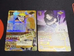 ナルティメットカードバトル うちはサスケ 爆レア 千鳥 瞬刃舞 2枚