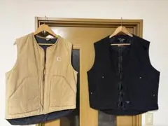 カーハート80sダックベスト　Walls 90sダックベスト　2点セット