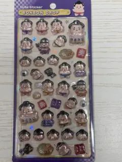 新品・国内正規品 ボンボンドロップシール 和柄 お相撲さん クーリア　③