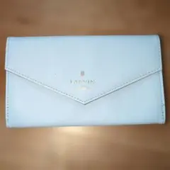 セール　LANVIN en Bleu 　ポーチ 　ライトブルー　美品のサムネイル