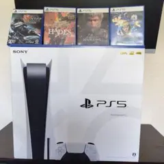PlayStation5 CFI-1200A ディスクドライブ　ゲーム セット