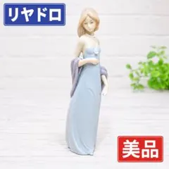 【美品】リヤドロ 5487 少女 置物 フィギュリン ブルードレス 陶器のサムネイル