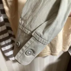 無印良品　メンズシャツ　グレー　シンプル