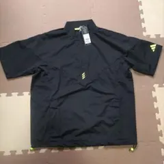 【新品未使用】アディダス ゴルフ 半袖 ハーフジップ ウィンド コードカオス　L