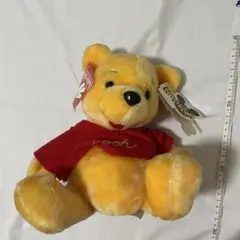 くまのプーさん ぬいぐるみ ハンドパペット タグ付き アメリカ？カナダ？海外