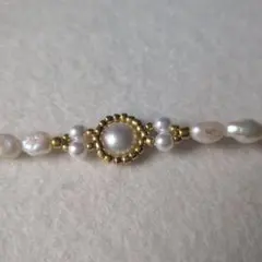 淡水パール ゴールド ブレスレット