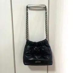 SHEIN キルティング ミニバッグ ブラック