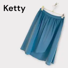 Ketty ケティ　フレア スカート　レディース　ミニ 丈　Aライン　シフォン