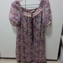 ワンピース 花柄 ピンク