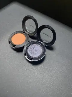 MAC 単色アイシャドウ オレンジ パープル