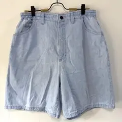 Lee 無地 ショートパンツ L ライトブルー ヴィンテージ 90s Y2Kのサムネイル