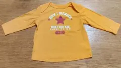 COMME CA ISM 長袖Tシャツ 80cm オレンジ