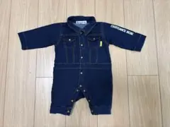 CROISSANCE BEBE デニム風 ロンパース 70