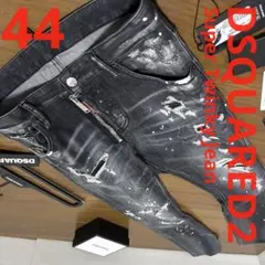 美品 DSQUARED2 Super Twinky Jean 44 BLACK