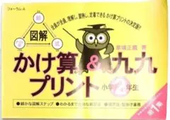 図解かけ算＆九九プリント小学２年生　第１集第2集　2冊セット　 草場正義／著