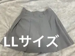 Honeys 裏地パンツ付きミニスカート LLサイズ 杢グレーのサムネイル
