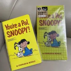 新品　スヌーピー＆ルーシー　スリムノート　クリアファイル　チケットホルダー